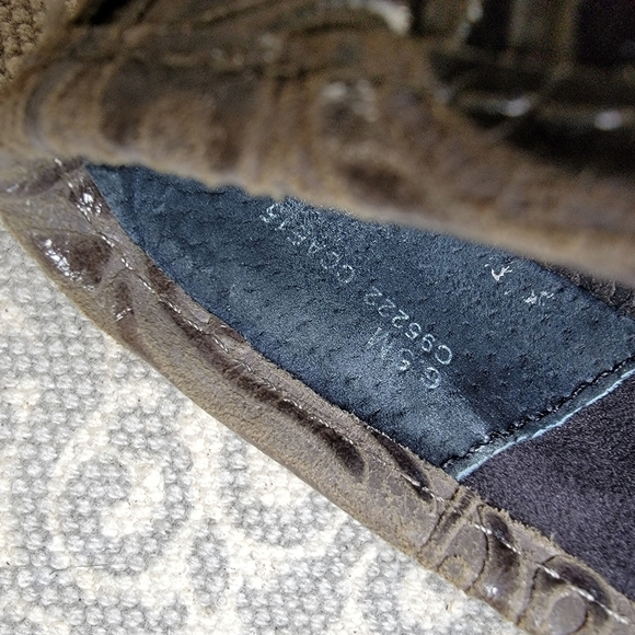 B.O.C. Howell Tooled Leather Flats Loafers Clogs Size 6.5 - Picture 11 of 16